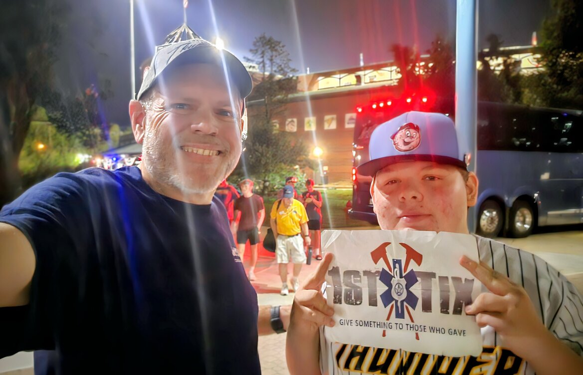 Event tickets for 1st responders and their families.