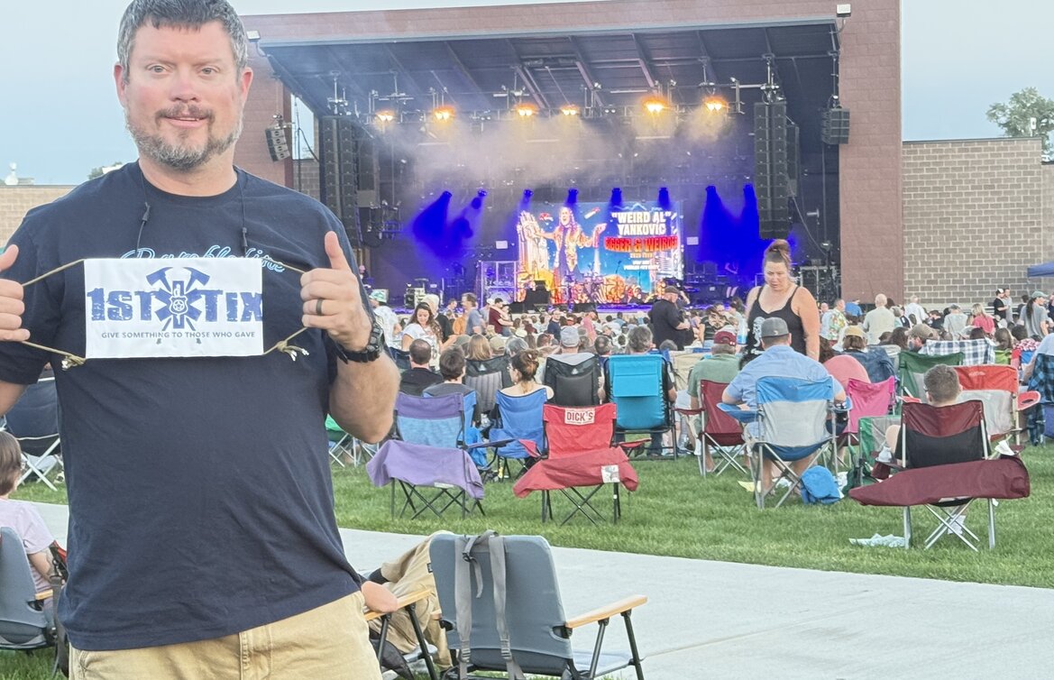 Event tickets for 1st responders and their families.