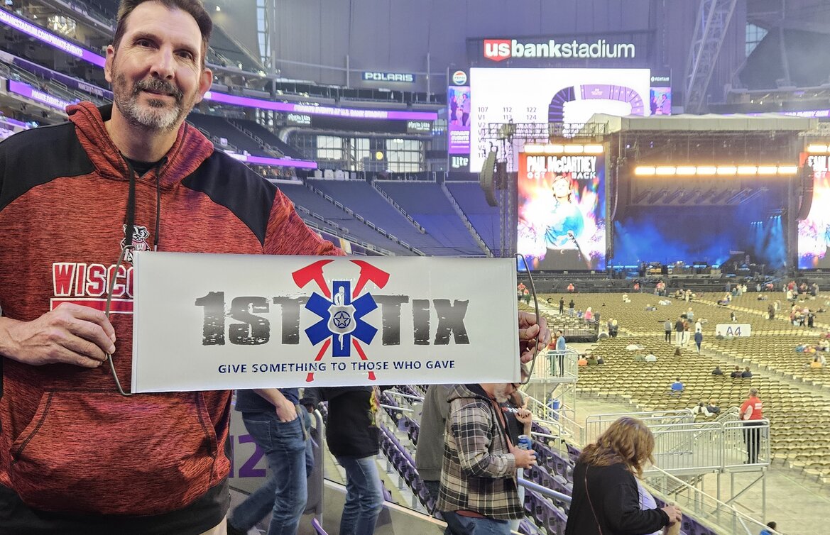Event tickets for 1st responders and their families.