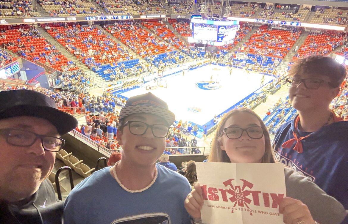 Event tickets for 1st responders and their families.