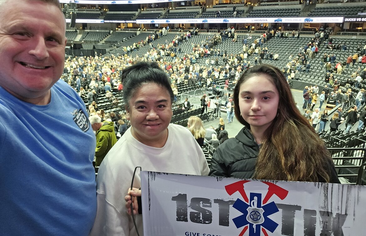 Event tickets for 1st responders and their families.