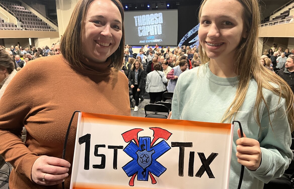 Event tickets for 1st responders and their families.