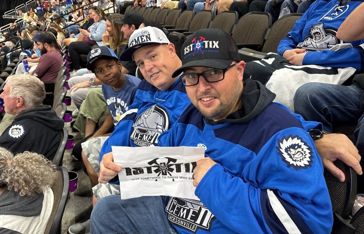 Event tickets for 1st responders and their families.