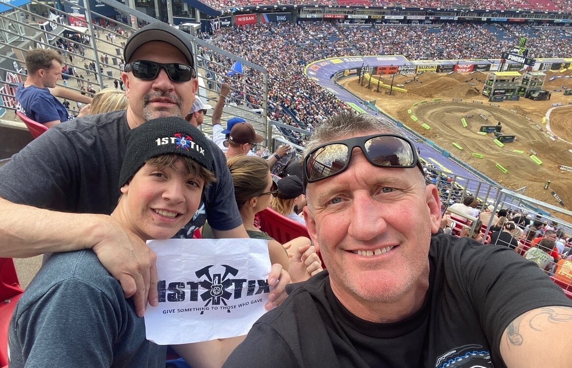 Event tickets for 1st responders and their families.