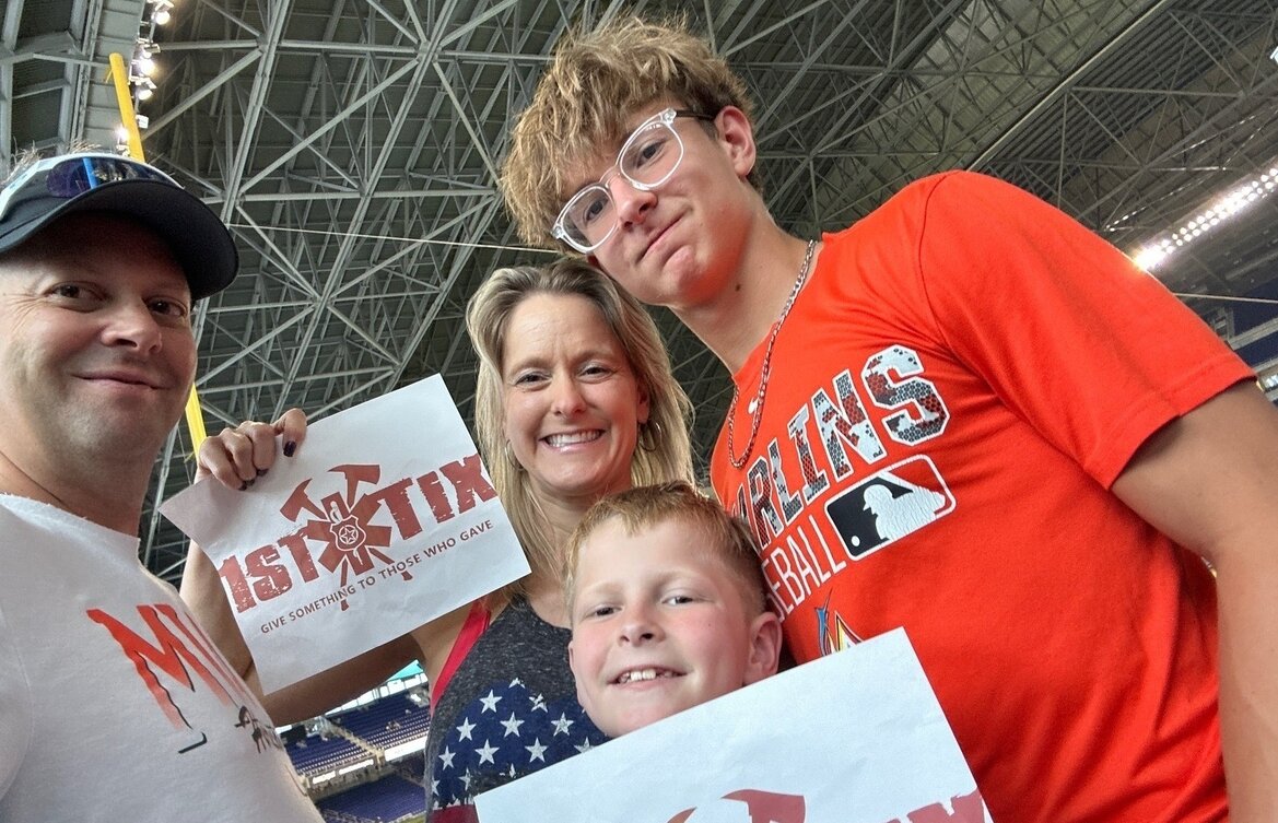 Event tickets for 1st responders and their families.
