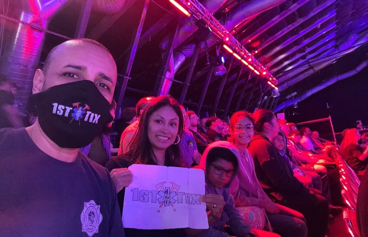 Event tickets for 1st responders and their families.