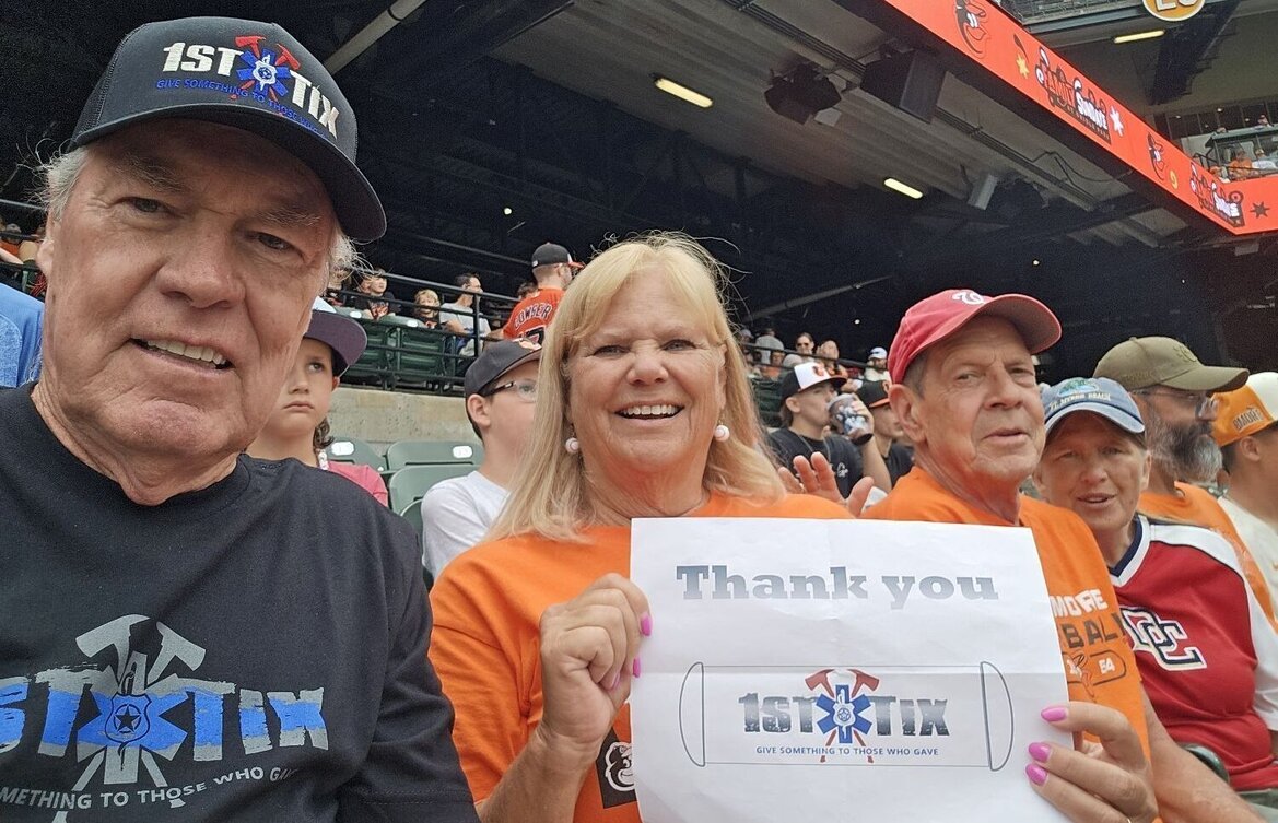 Event tickets for 1st responders and their families.