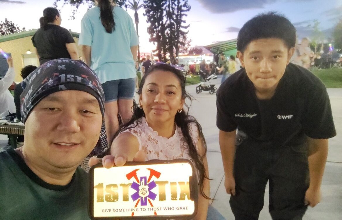 Event tickets for 1st responders and their families.