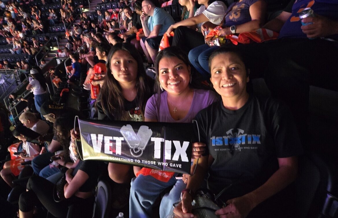 Event tickets for 1st responders and their families.