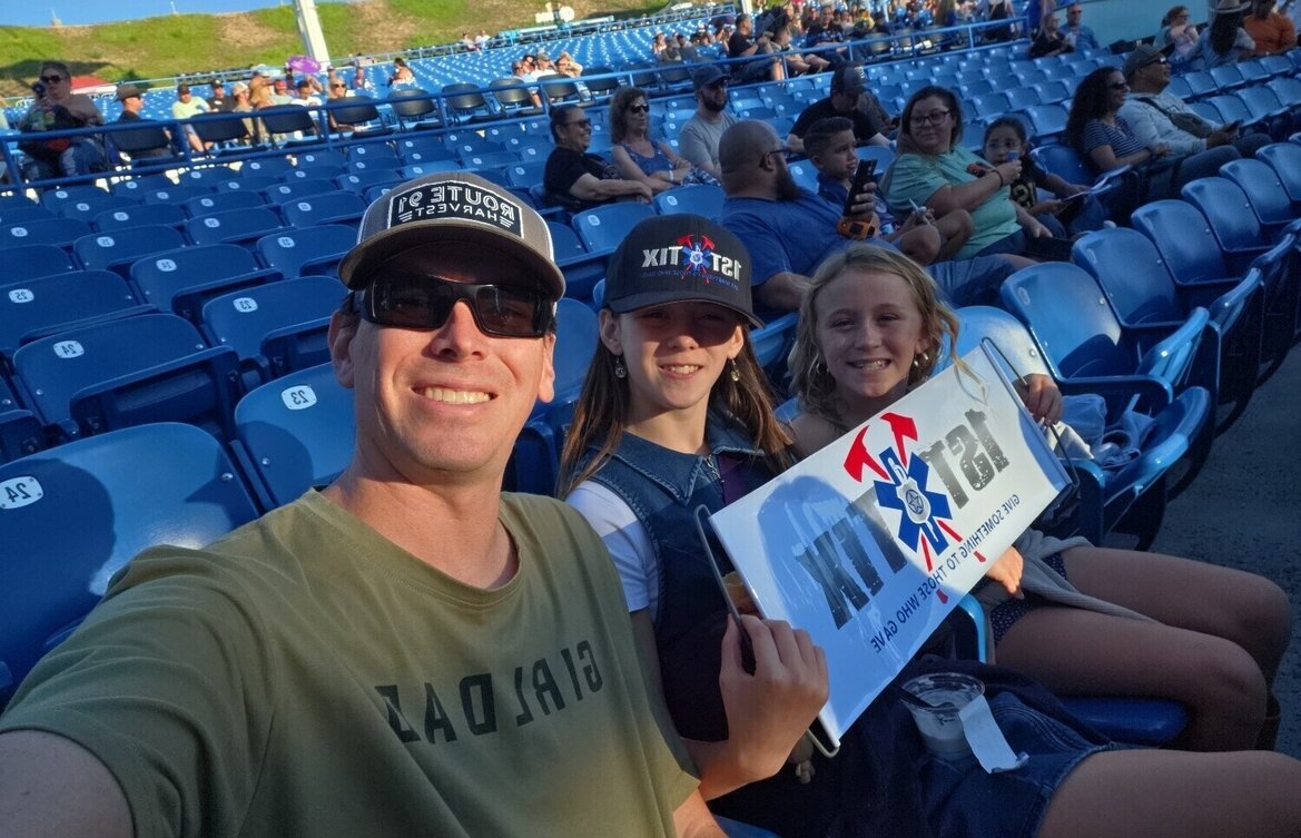 Event tickets for 1st responders and their families.