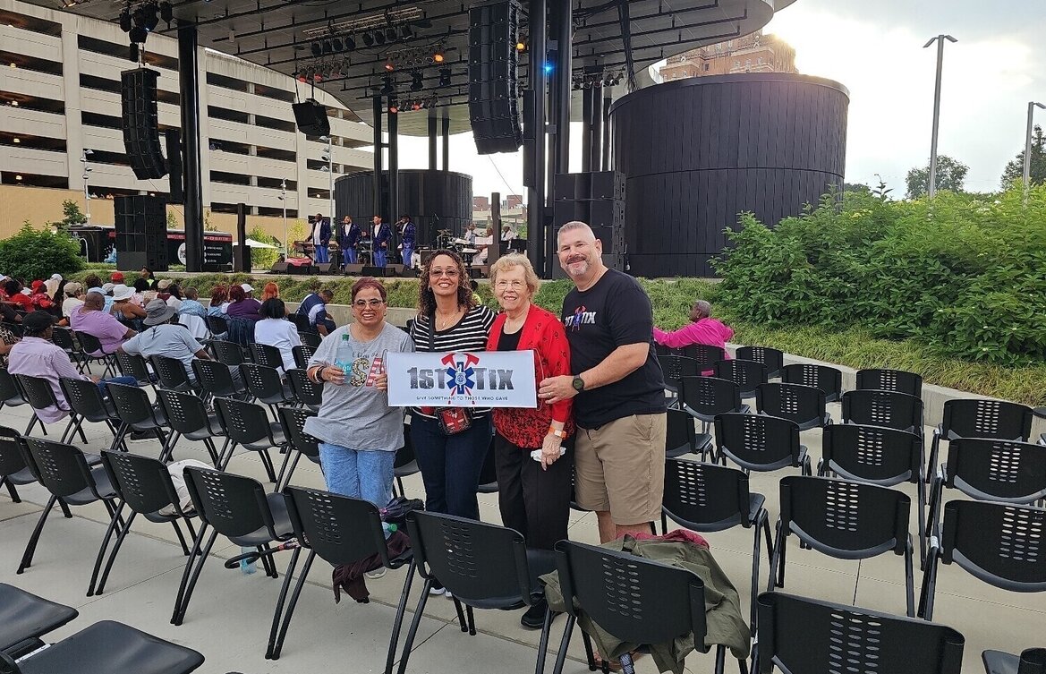 Event tickets for 1st responders and their families.